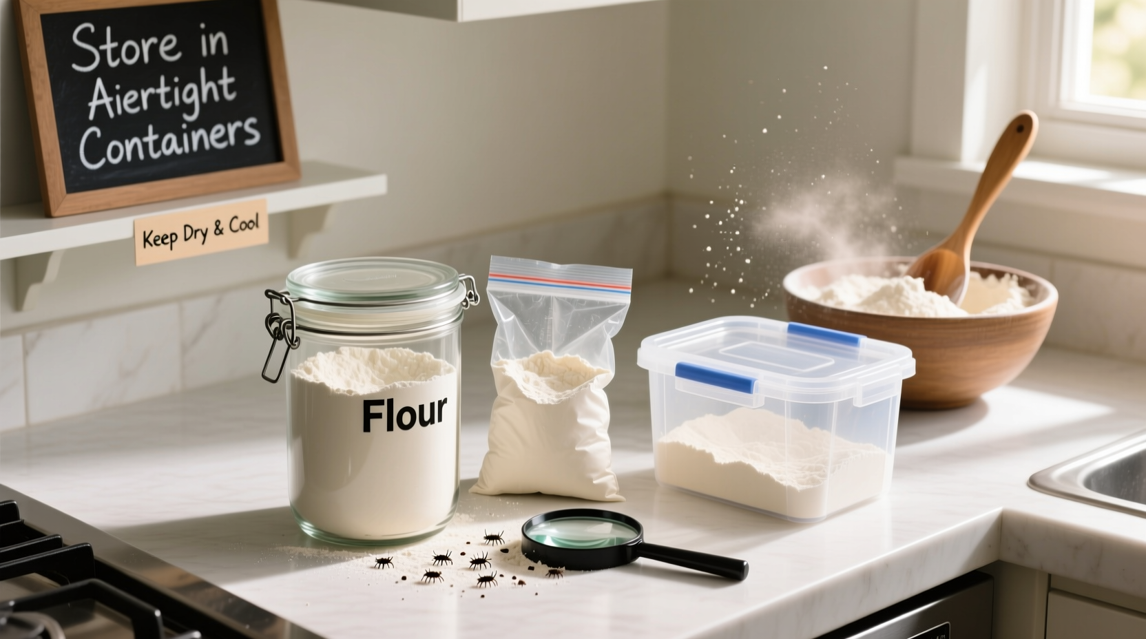 how to get rid of flour mites