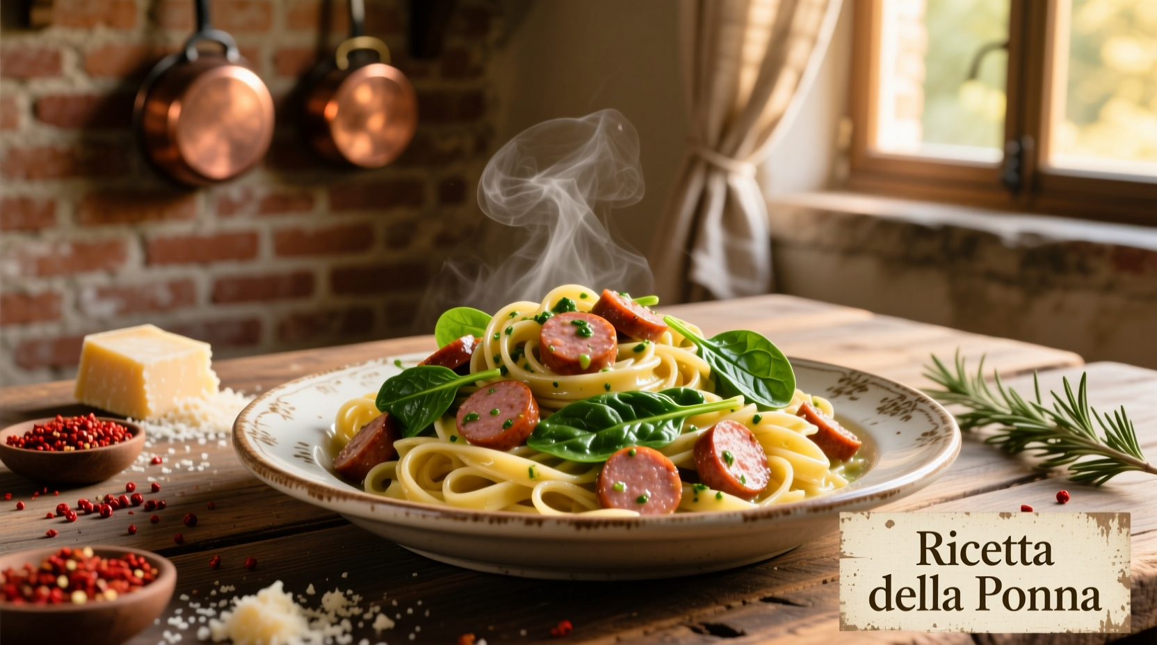 Perfect Pasta with Italian Sausage and Spinach Recipe in 25 Minutes