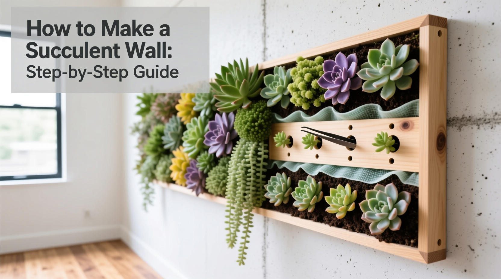 How to Make a Succulent Wall: Step-by-Step Guide