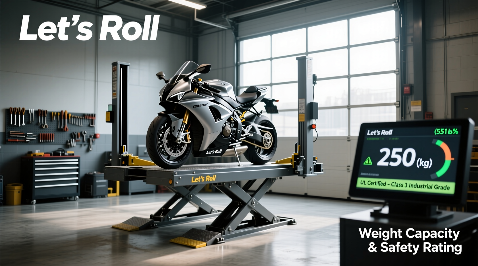 What to Look for in a Motorcycle Lift: Let’s Roll Capacity Guide