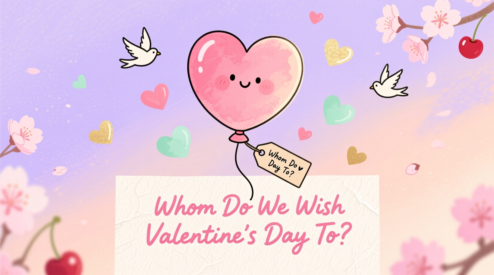 whom do we wish valentines day