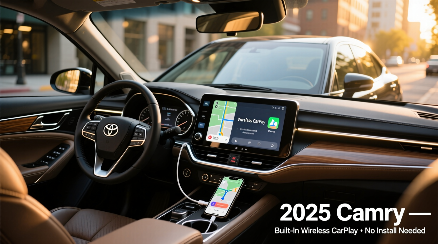 camry 2025 wireless carplay install