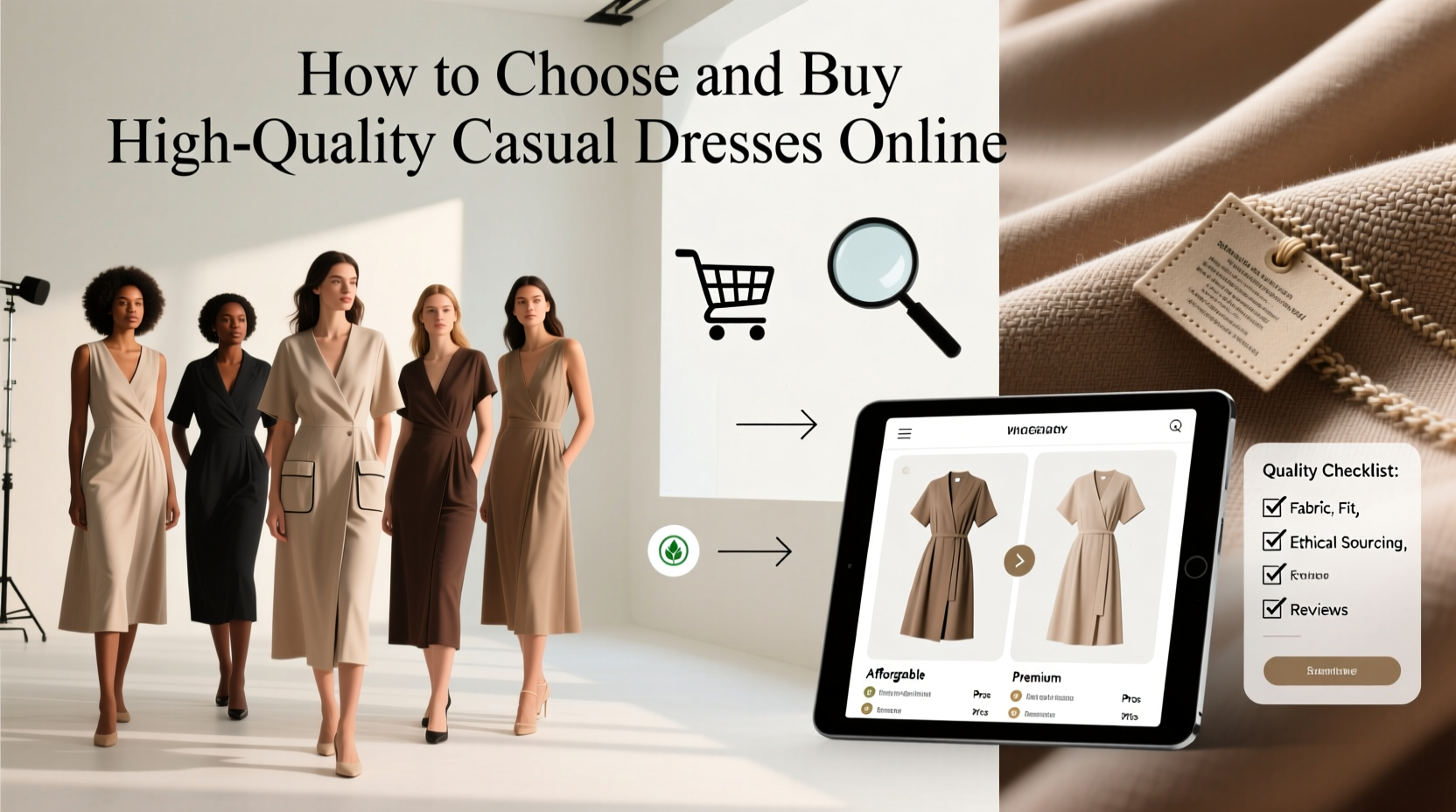 how to choose and buy high quality casual dresses online a practical guide