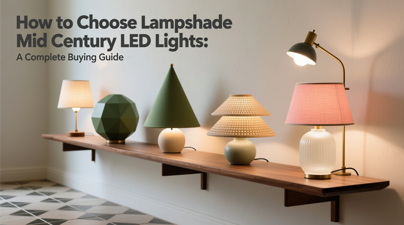How to Choose Lampshade Mid Century LED Lights: A Complete Buying Guide