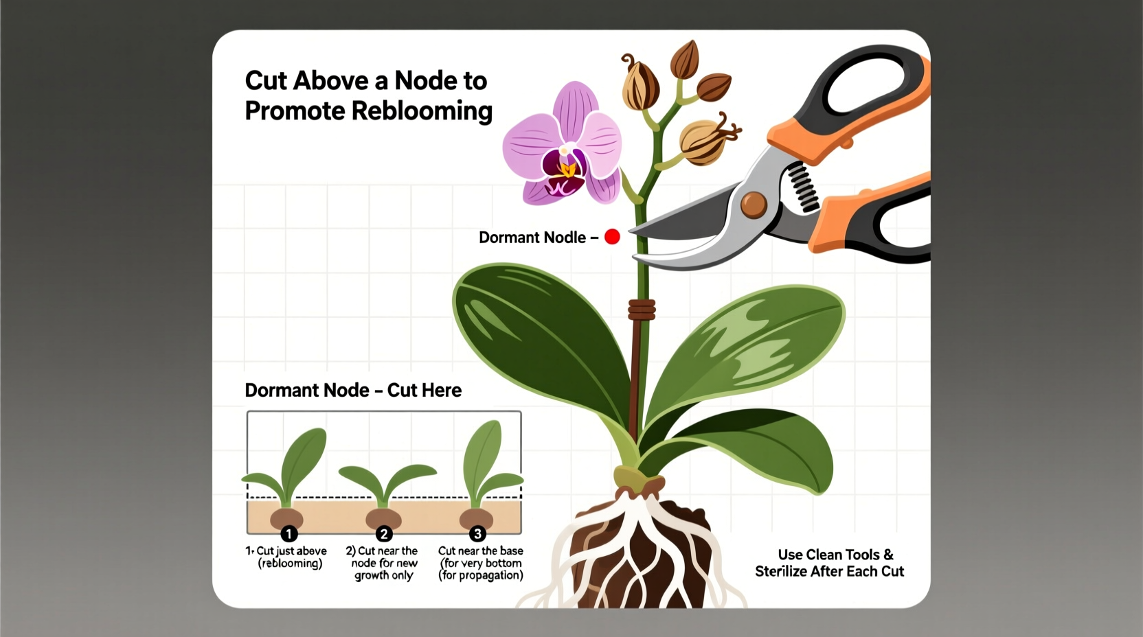 How to Cut Orchid Stem for Healthy Growth & Reblooming