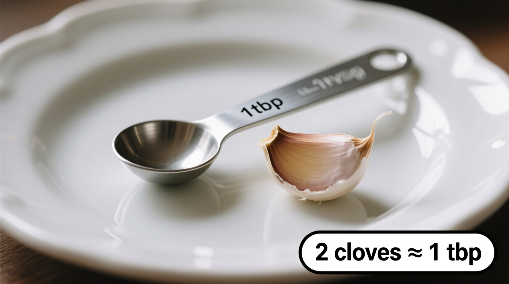 how many tablespoons is 2 garlic cloves