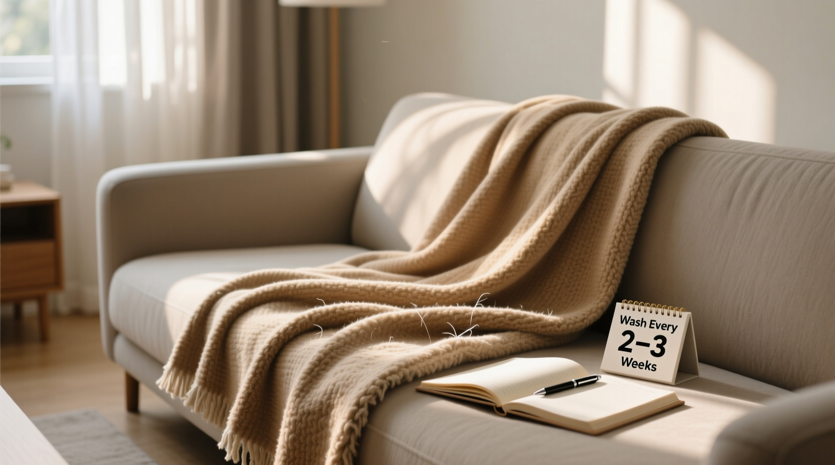 how often to wash throw blankets