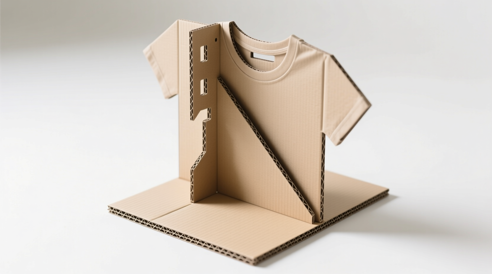 build your own t shirt folding board with cardboard and