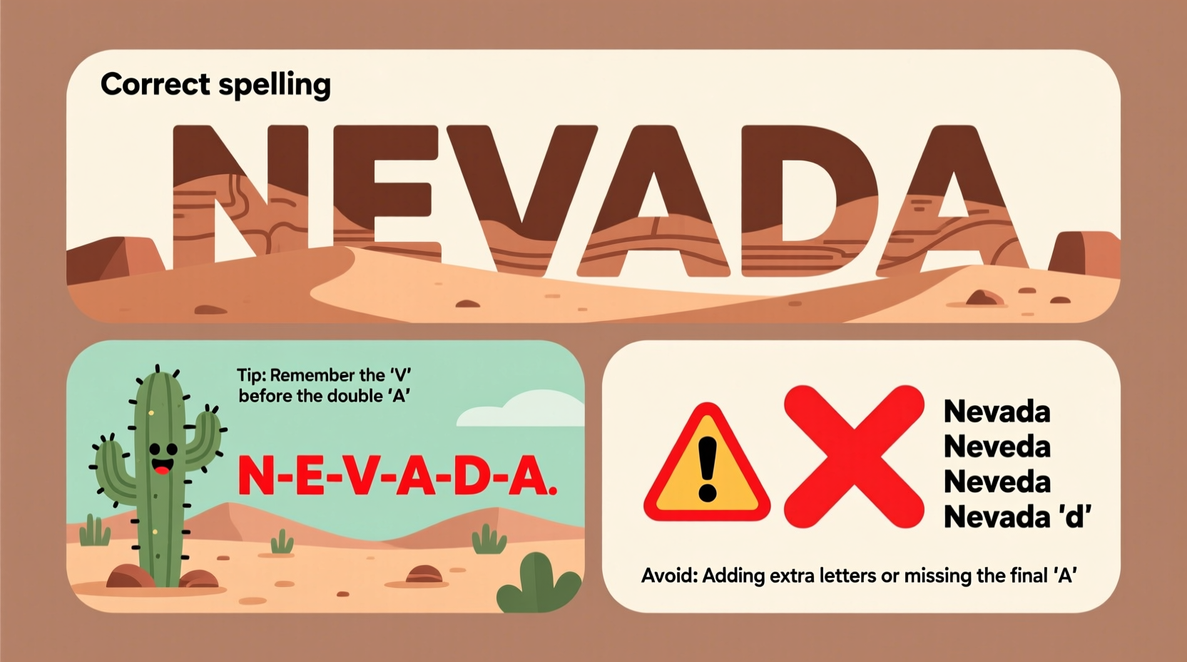 how to spell nevada correctly tips to remember and common mistakes to avoid