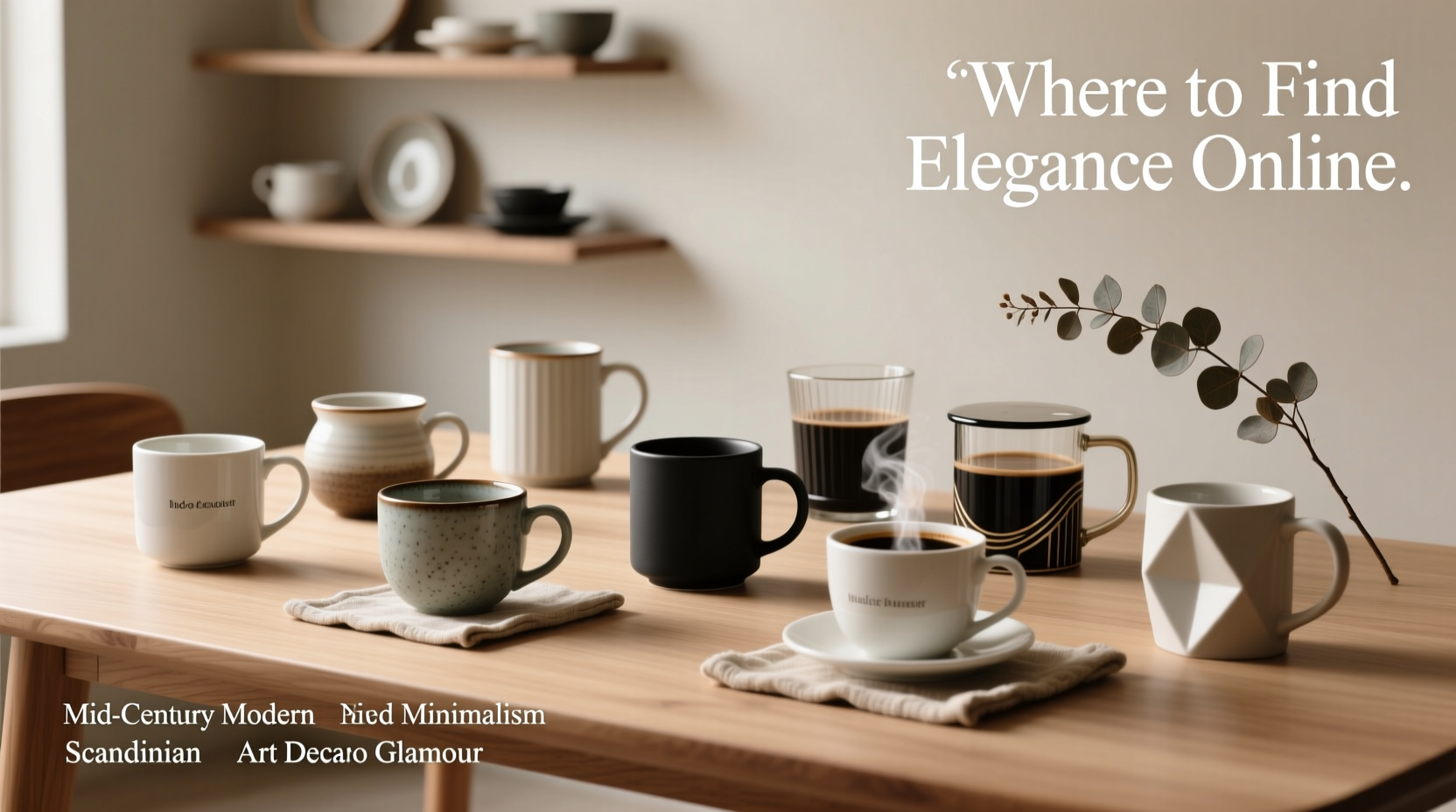 how to choose and where to find elegant coffee mugs online for every style