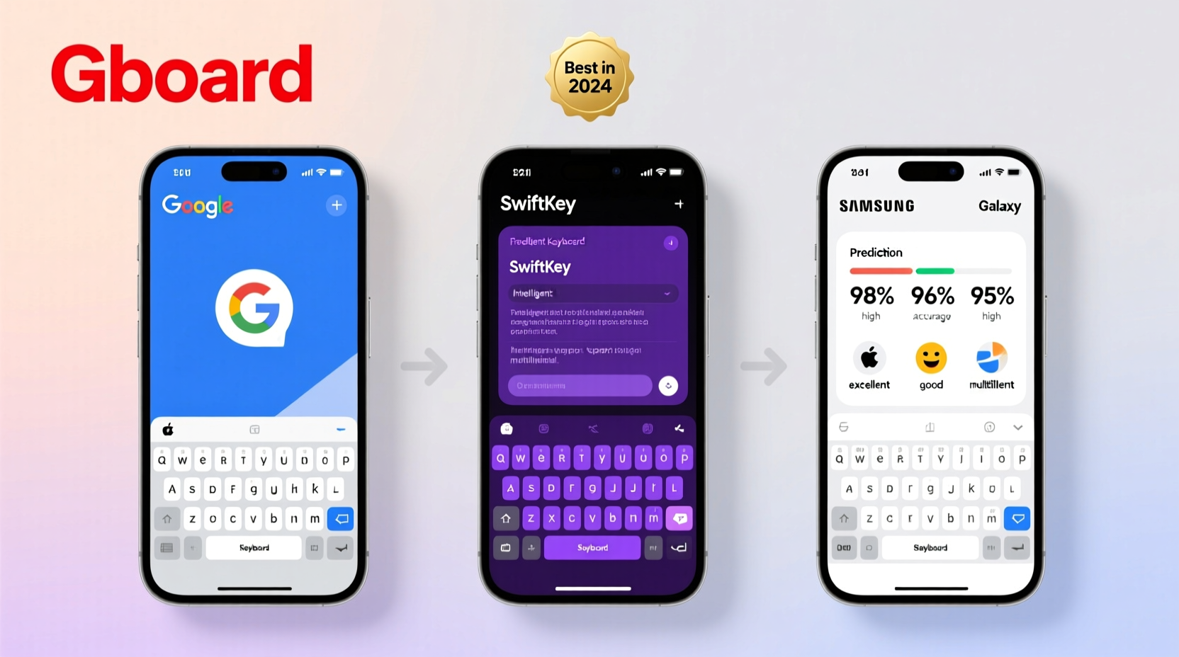 gboard vs swiftkey vs samsung keyboard which is the best keyboard in 2024