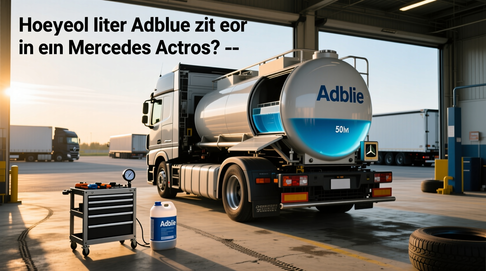 How to Choose AdBlue for Mercedes Actros: Tank Size & Buying Guide