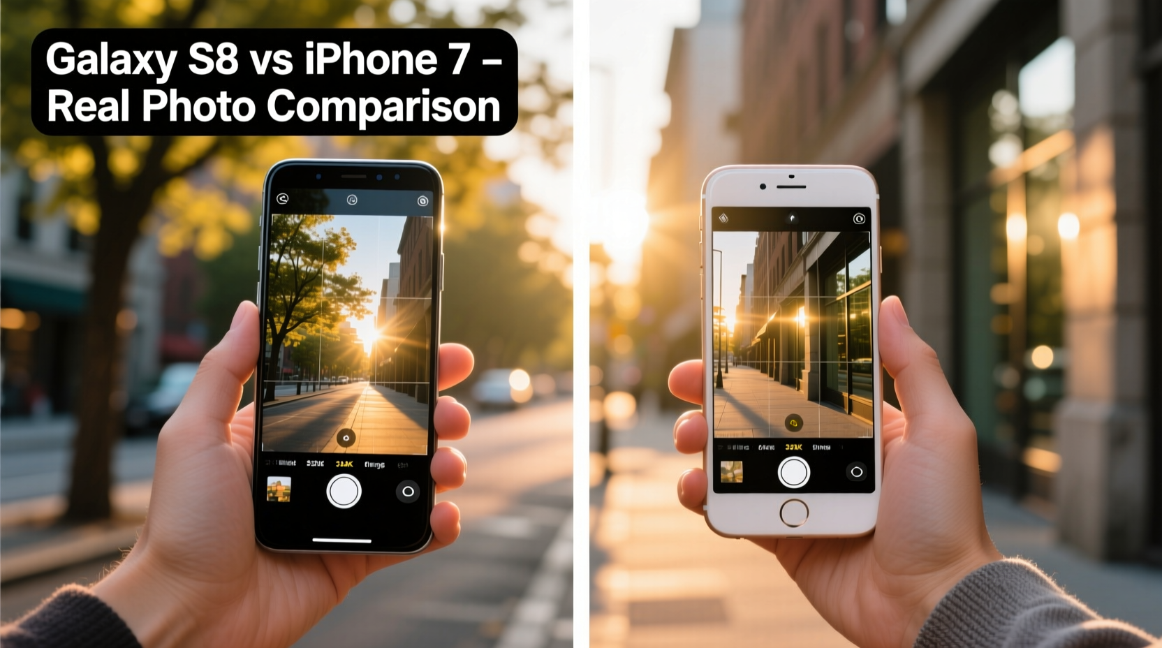 is the galaxy s8 camera really better than the iphone 7 what do the photos actually show