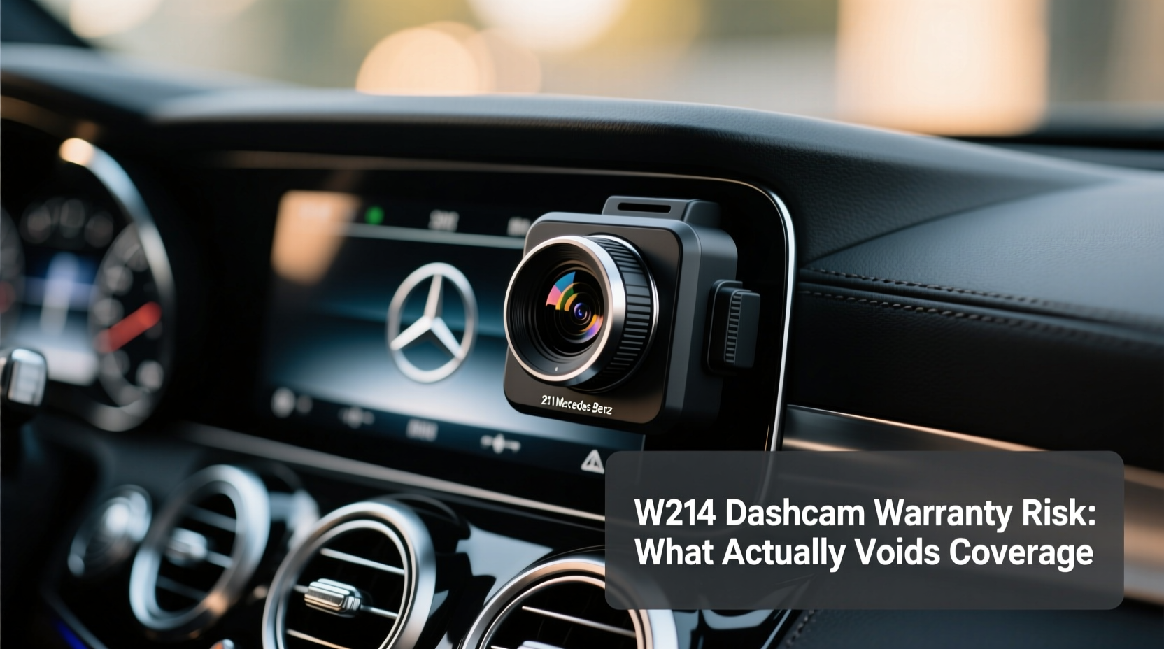 w214 dashcam warranty risk