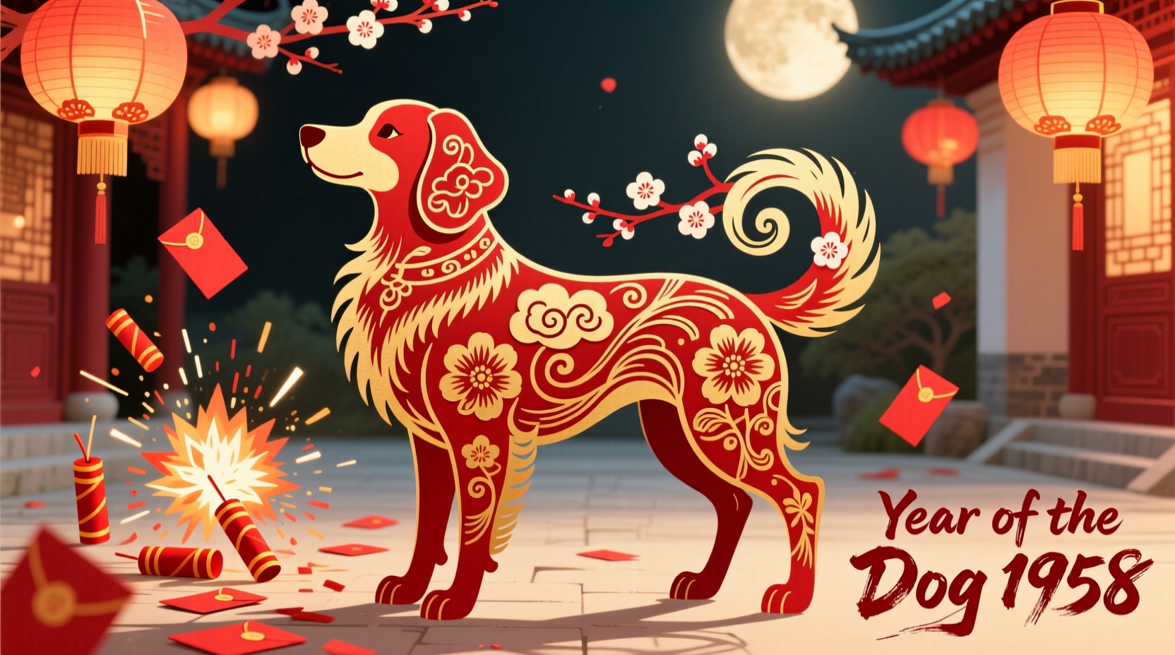 what is the chinese new year animal for 1958