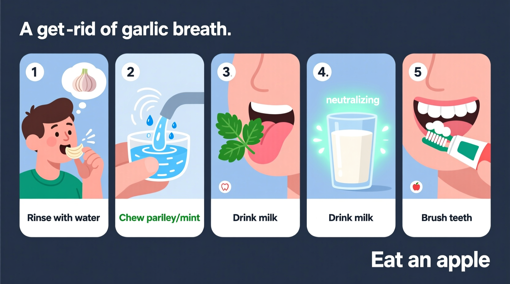 How to Eliminate Garlic Breath: Science-Backed Solutions