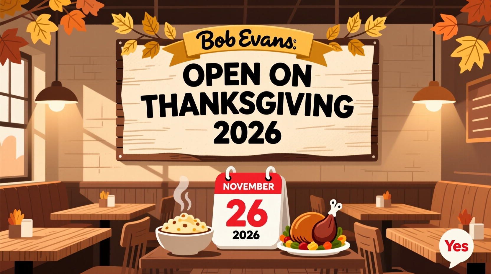 is bob evans open on thanksgiving 2026