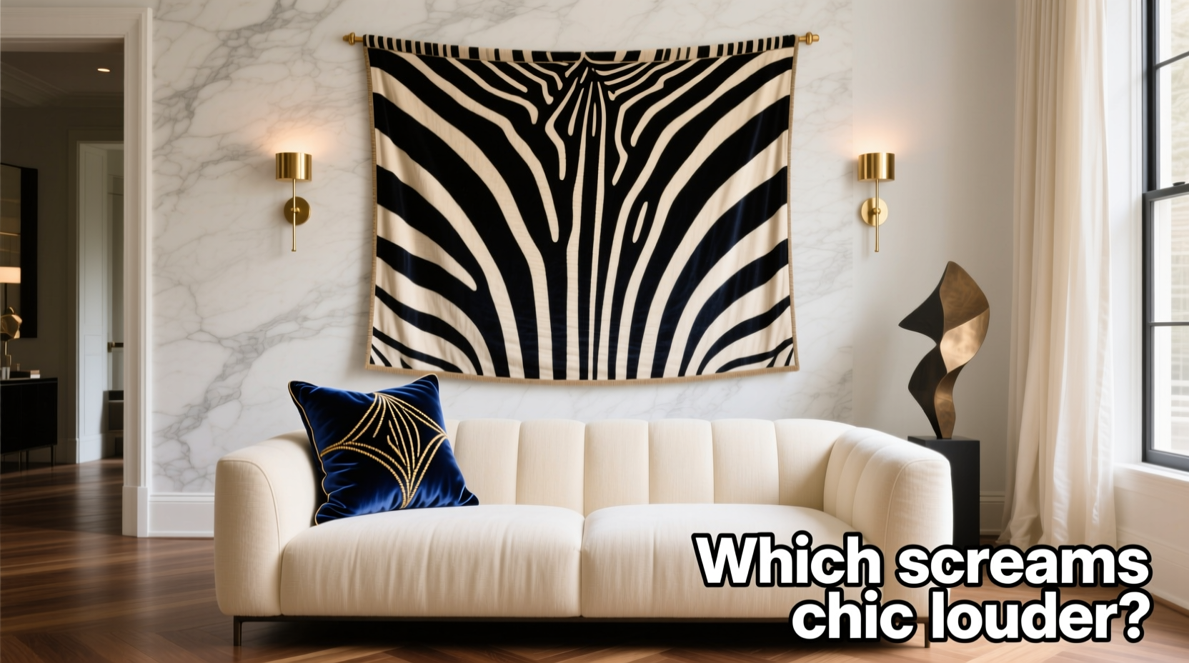 zebra velvet pillow vs zebra print tapestry which one screams chic louder in your space 2