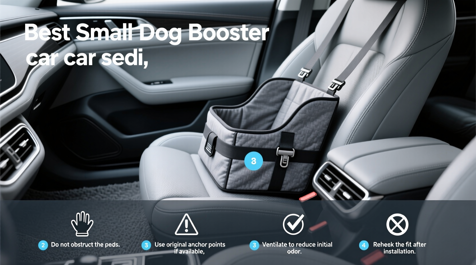 best small dog booster car seat
