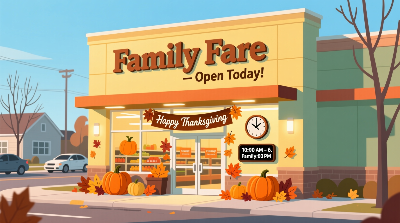 is family fare open on thanksgiving