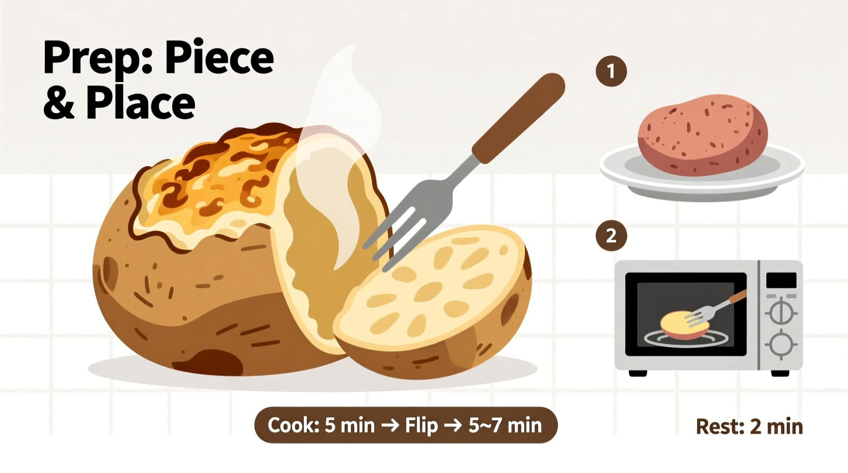 how to cook a baked potato microwave