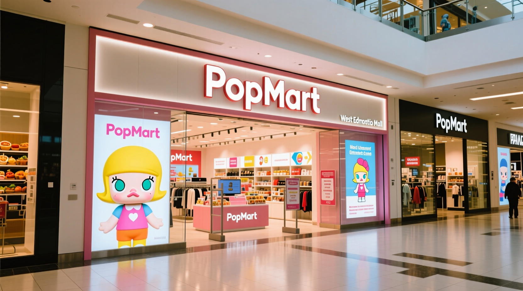 is there a popmart in west edmonton mall