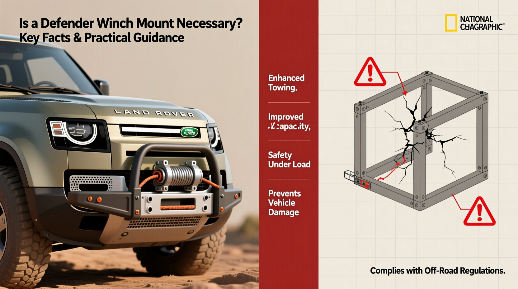 defender winch mount necessity