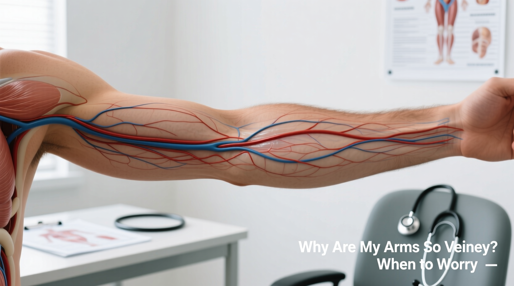 why are my arms so veiny causes when to worry