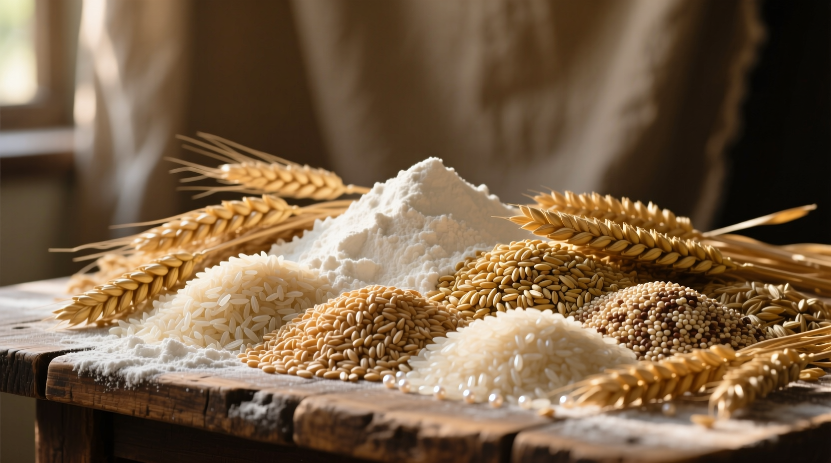 flours and grains