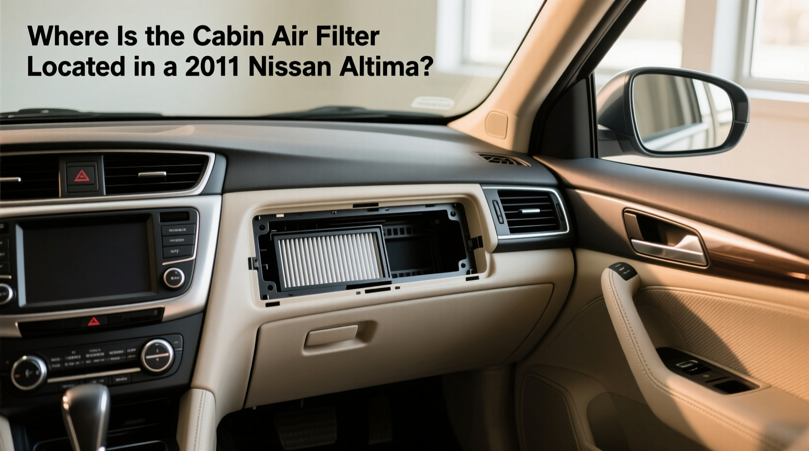 2011 altima cabin air filter location replacement guide