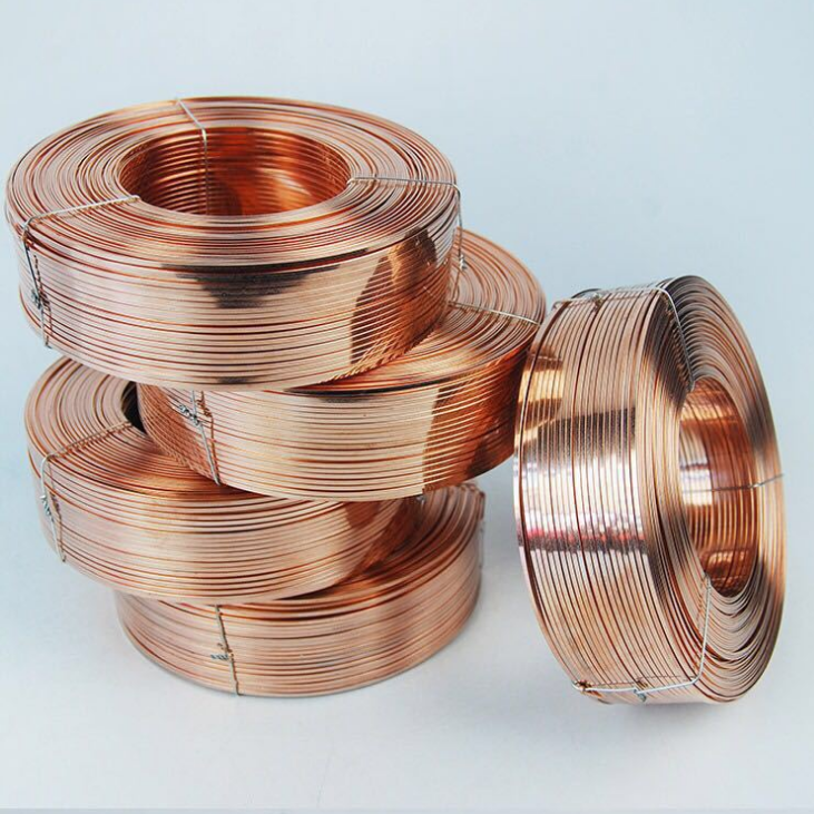 High quality export grade copper - zinc alloy flat wire in cartons