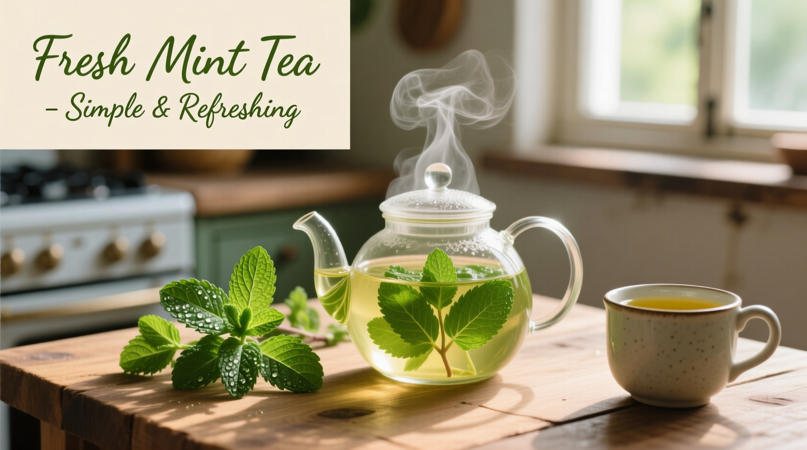 how to make fresh mint tea