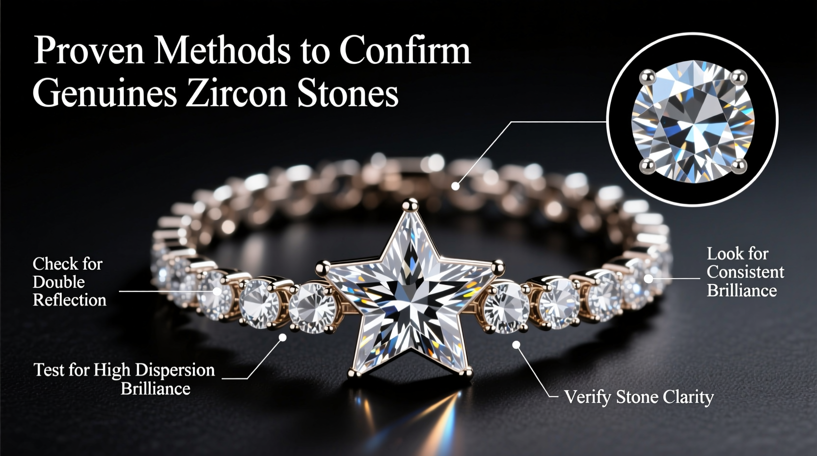 proven methods to confirm if your star bracelet features genuine zircon stones