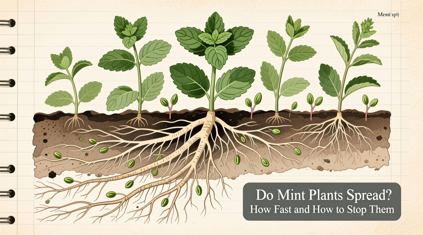 do mint plants spread