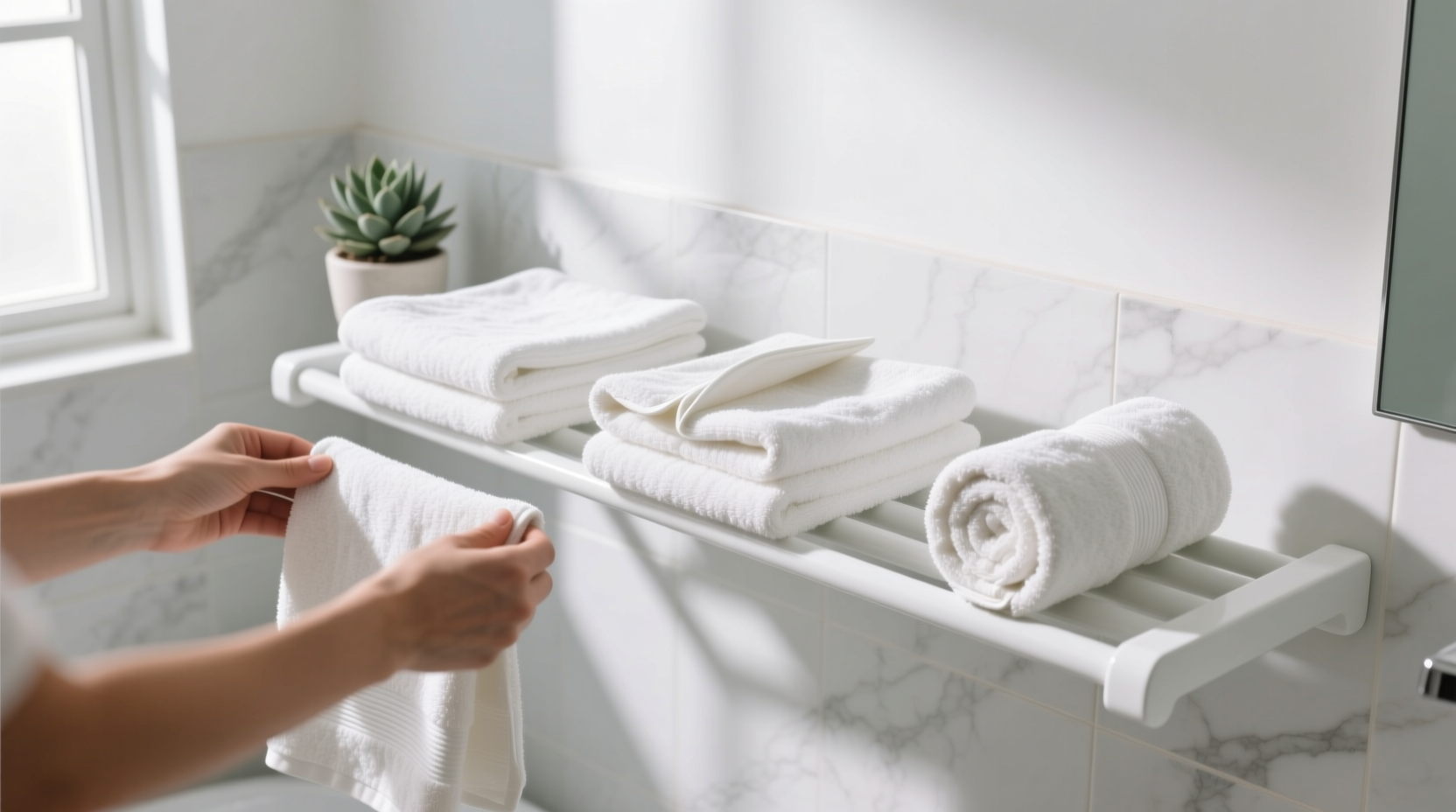 how fold towels