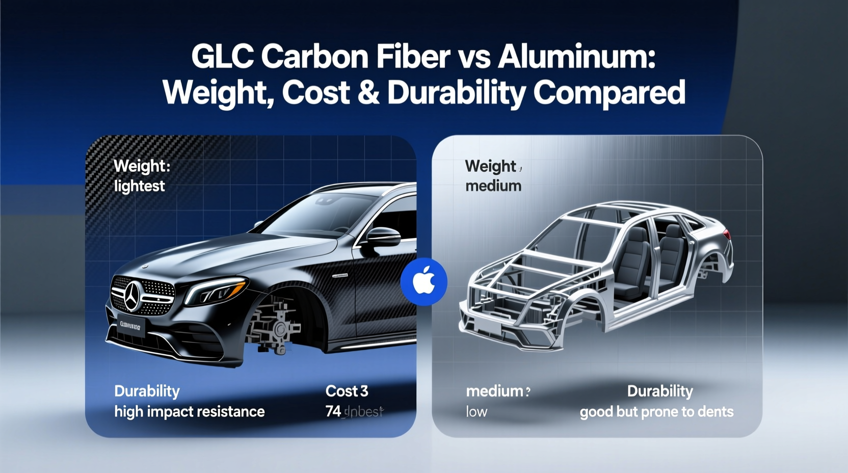 glc carbon fiber vs aluminum