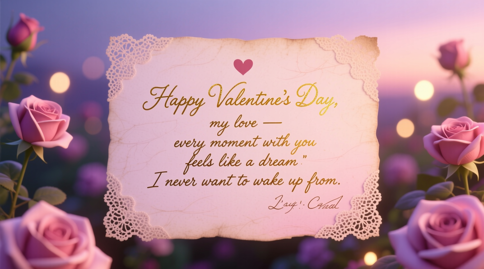 what to say to your girlfriend in valentines day