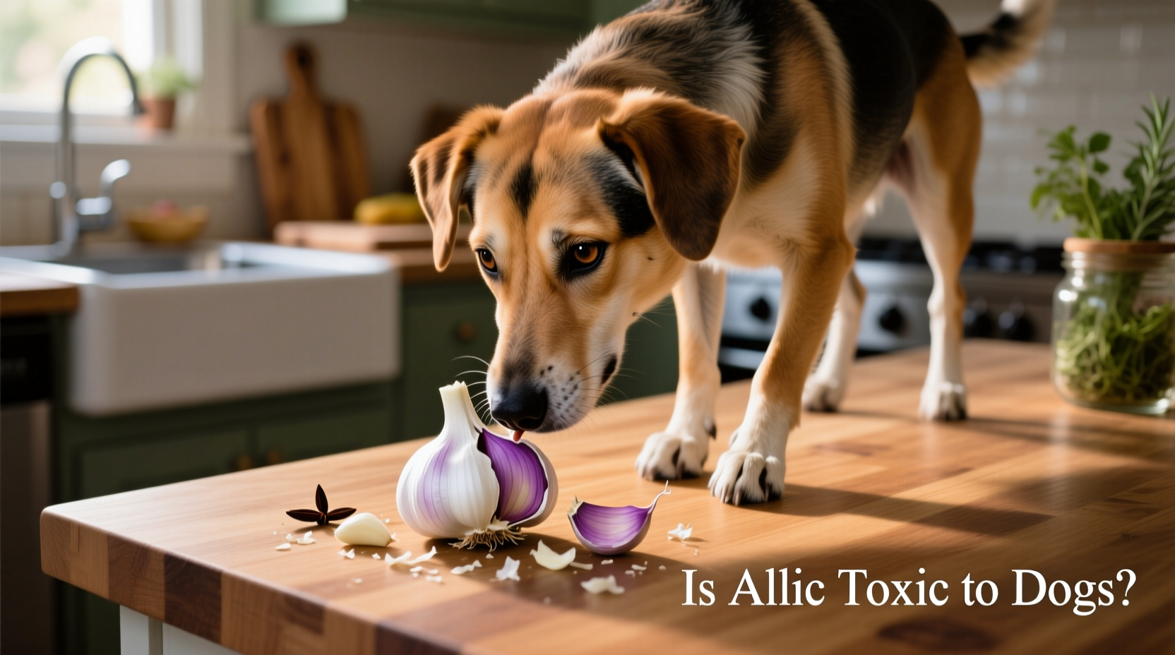 is garlic toxic to dogs