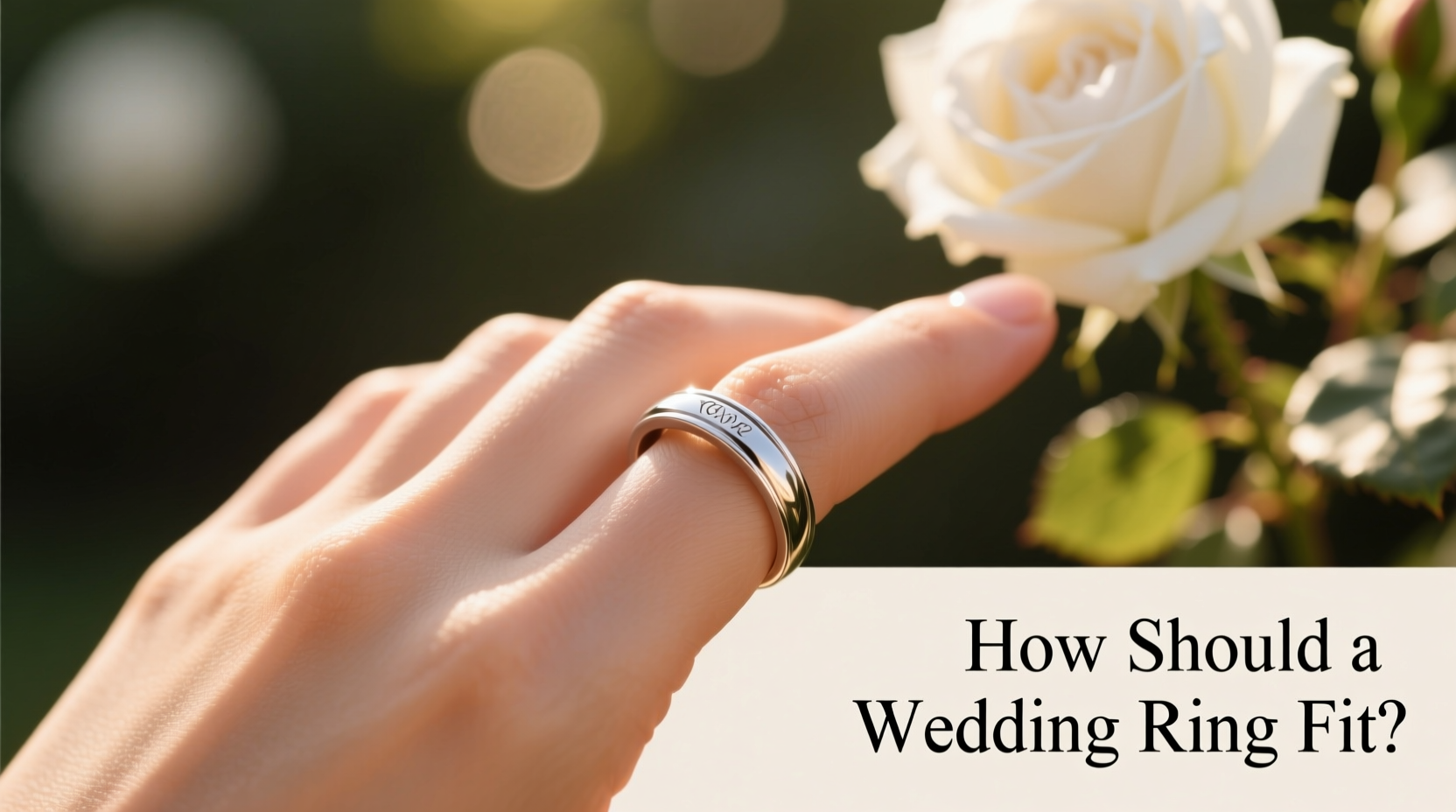 how should a wedding ring fit