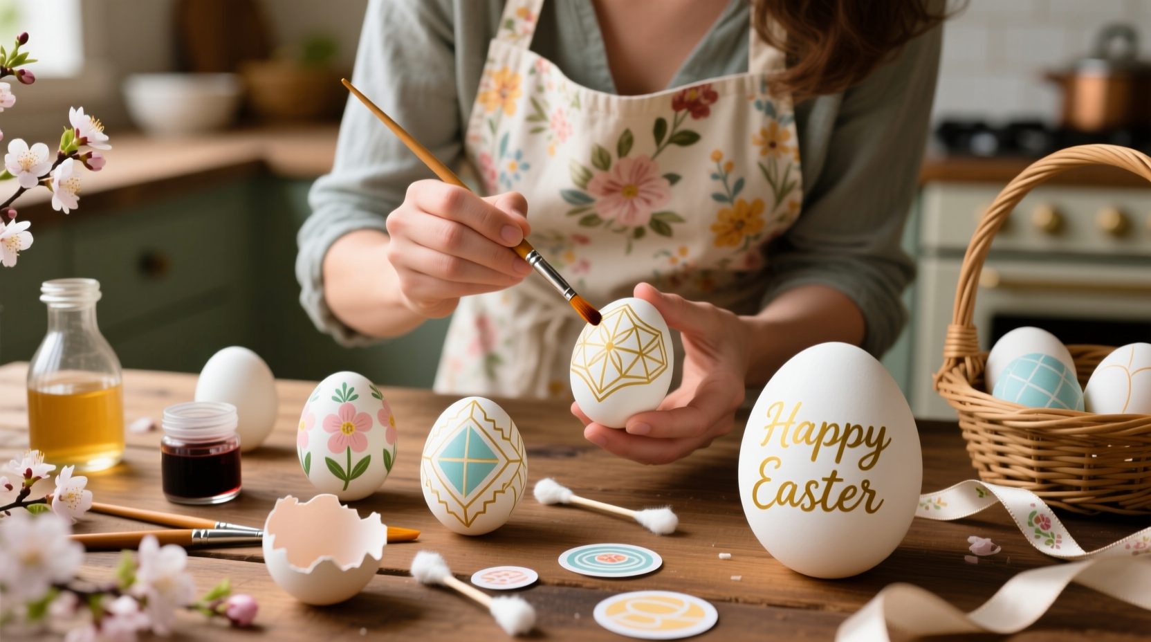 how to make decorative easter eggs