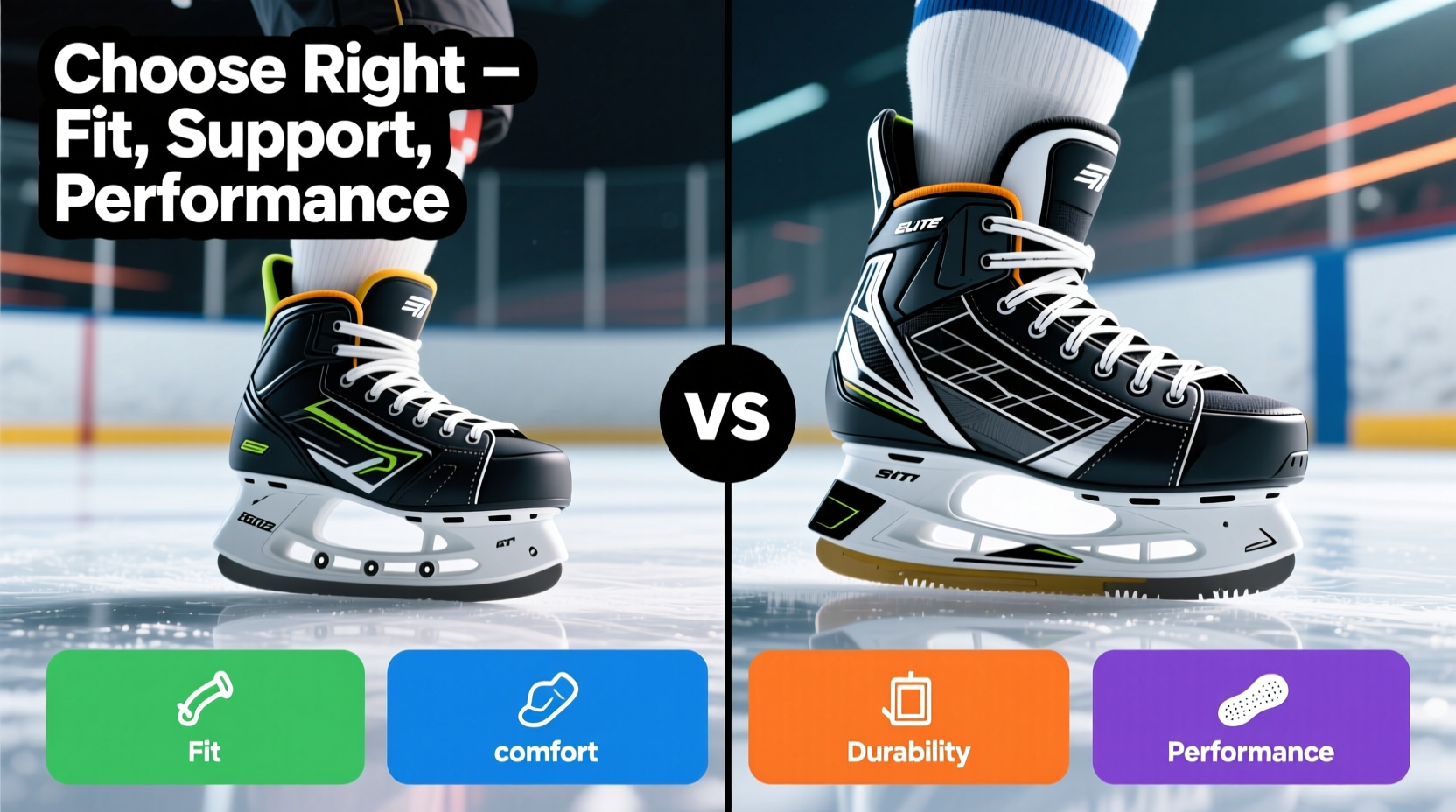 guide to choosing the best hockey skates for every player
