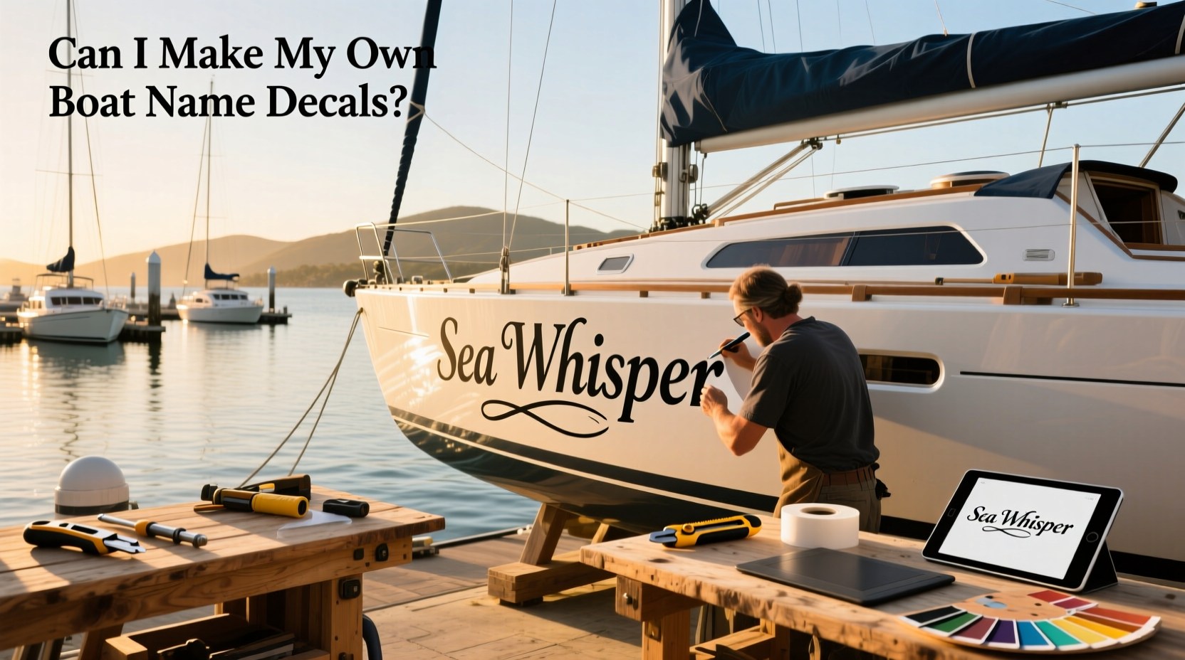 How to choose lettering for boats,Can I make my own boat name decals?