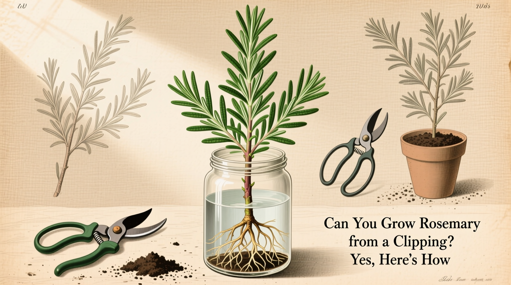 Can You Grow Rosemary from a Clipping? Yes, Here's How