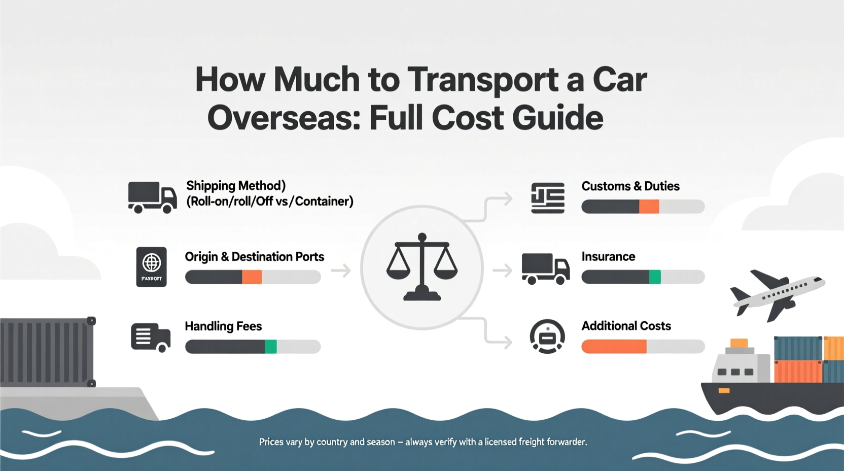 how much to transport a car overseas