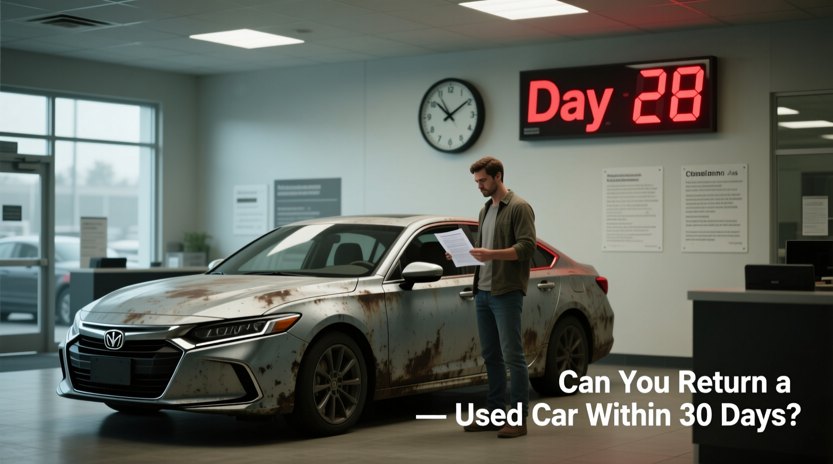 can i return a used car within 30 days