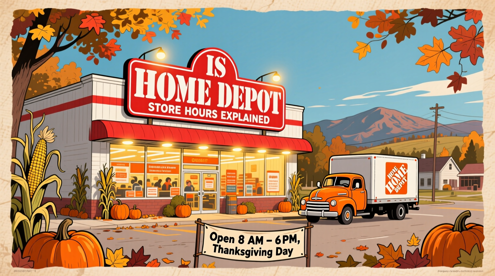 is home depot open on thanksgiving near me