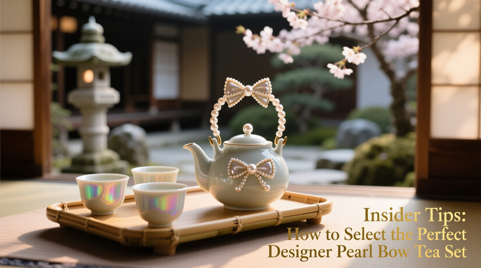 Pearl Tea Design How To Select The Perfect Designer Pearl Bow Tea Set Insider Tips For ...
