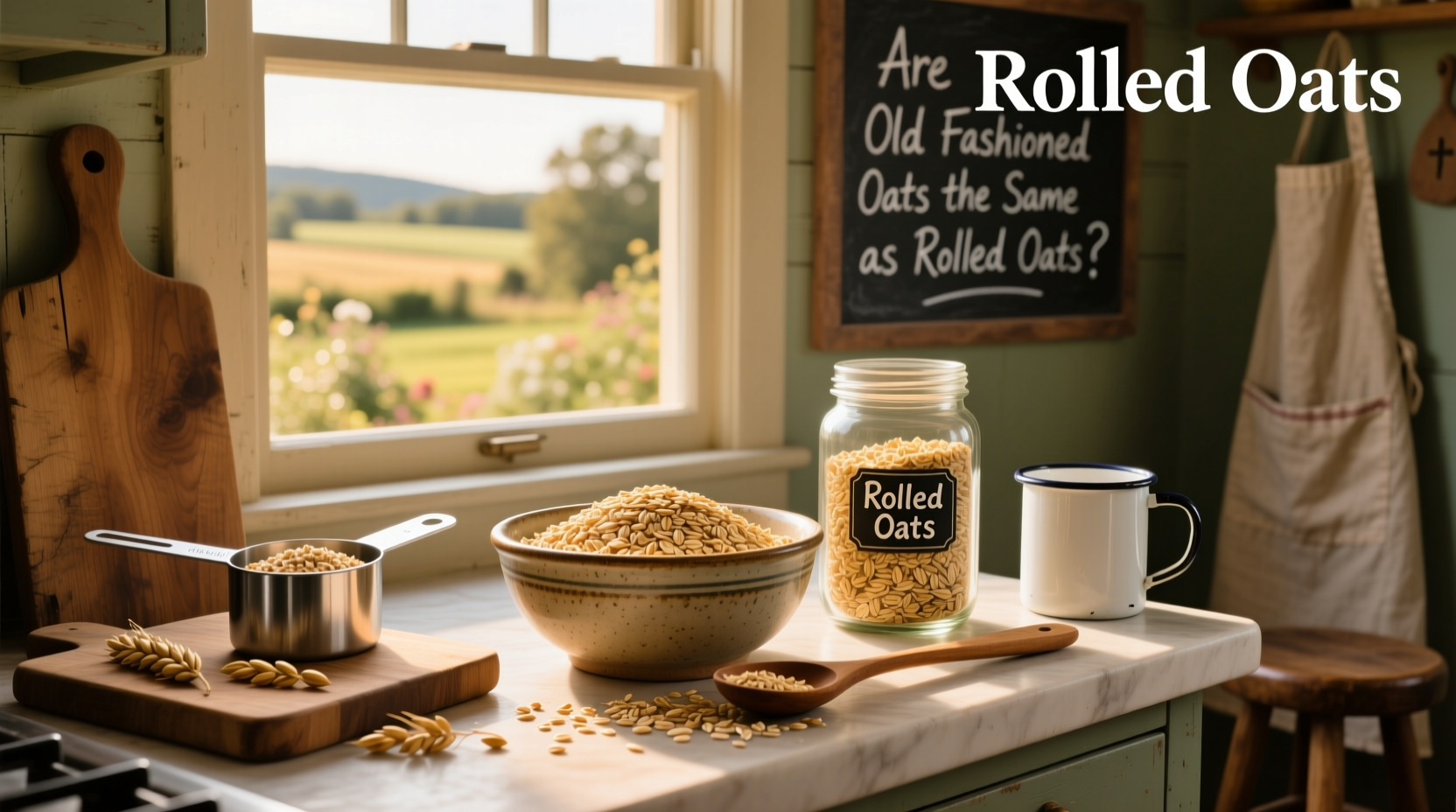 are old fashioned oats the same as rolled oats 