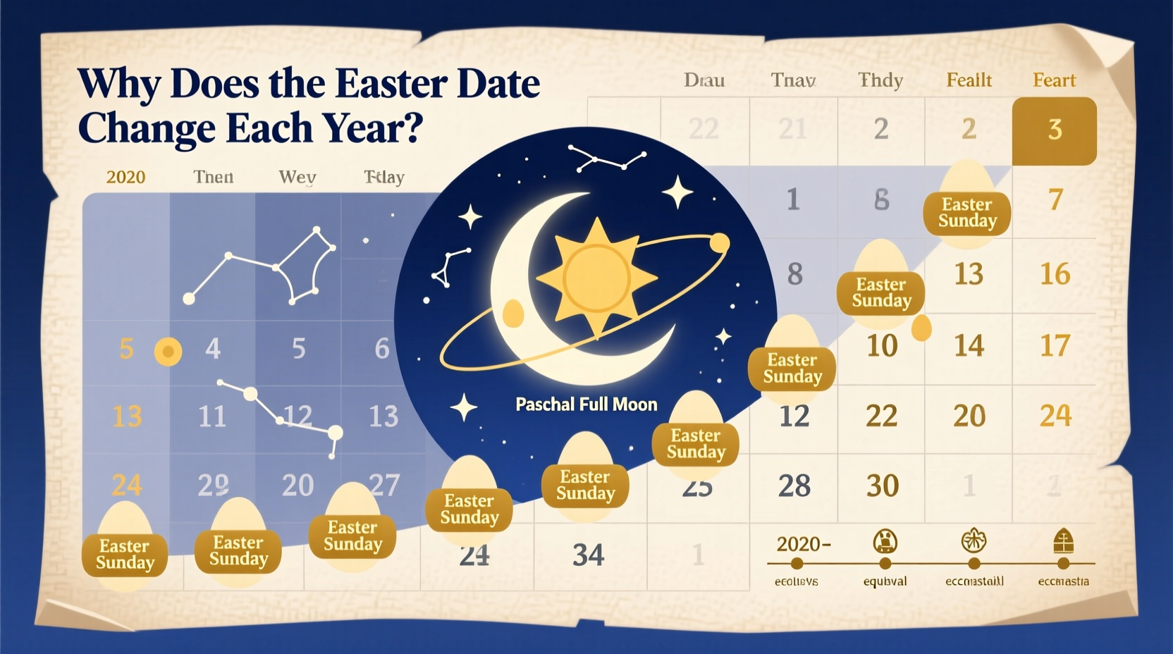 why does the easter date change