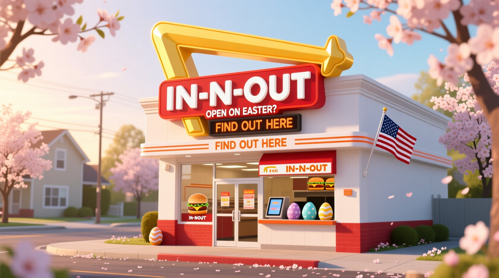 is in and out open easter
